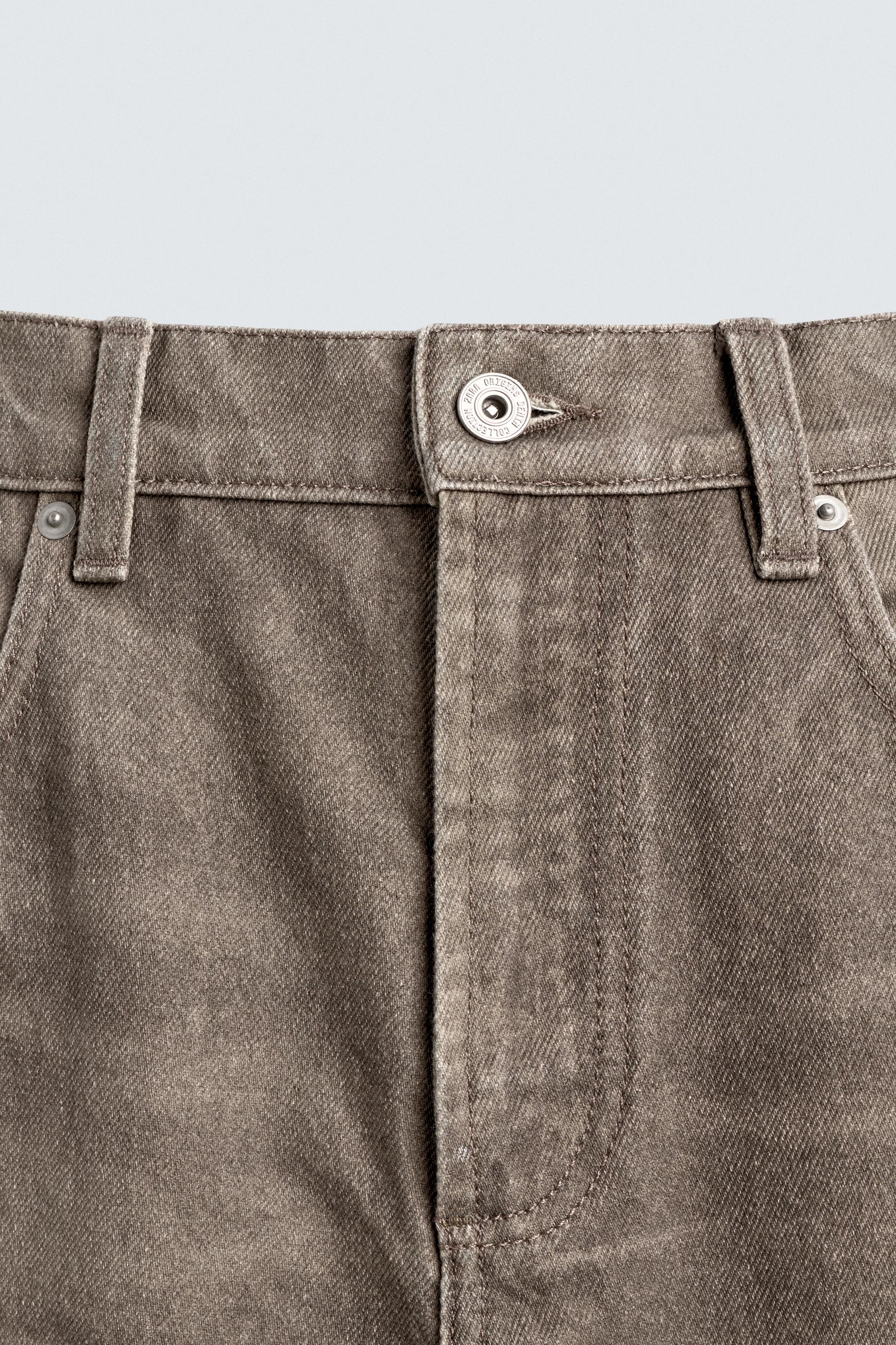 PRINTED WASHED STRAIGHT FIT JEANS